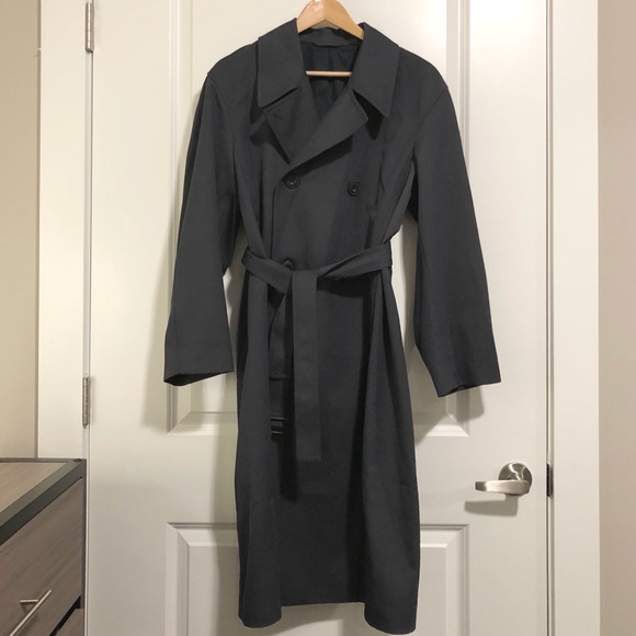 Uniqlo U Women U Trench Coat in dark blue, size S - Picture 2 of 10